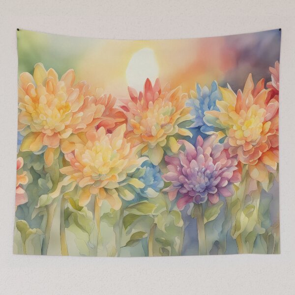 Item preview, Rainbow Coloured Flowers designed and sold by CalmnessbyChoice.