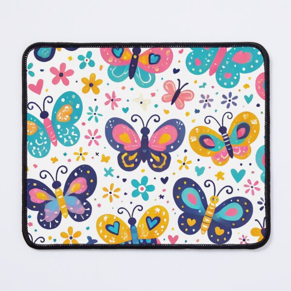 Item preview, Colorful Butterfly Wonderland – Cute Seamless Pattern designed and sold by Bowbubble.