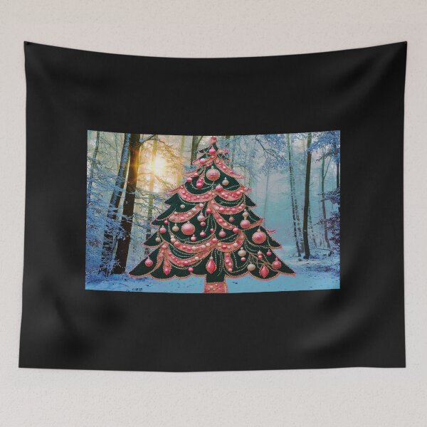 Item preview, Christmas tree, seeasons greetings merry xmas snow! designed and sold by Helios Be. Lavsh.