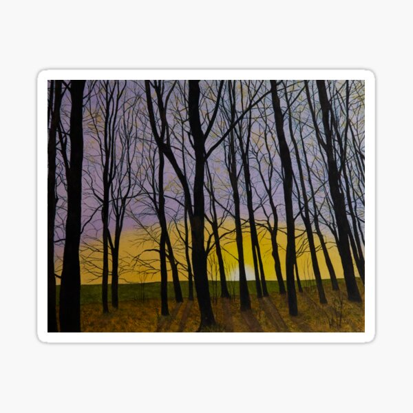 Item preview, Woodland at Sunset in Watercolour designed and sold by SeanSmithArt.