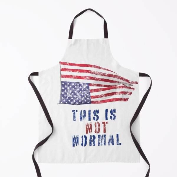 Item preview, Text "This is not normal" under an upside down American flag designed and sold by GuerillaDesign.