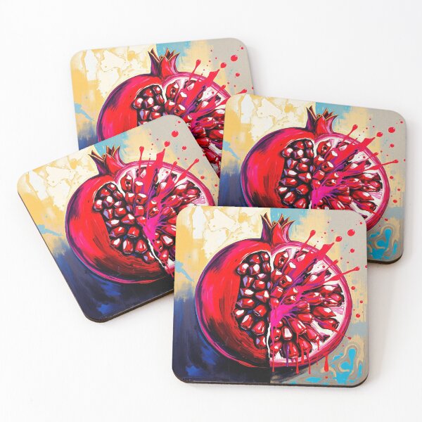 Item preview, Explosive Pomegranate – Abstract Pop Art Energy designed and sold by Wesira.