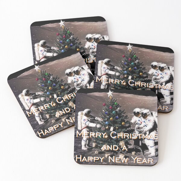 Item preview, Christmas tree, seasons greetings merry xmas moon version designed and sold by Helios Be. Lavsh.