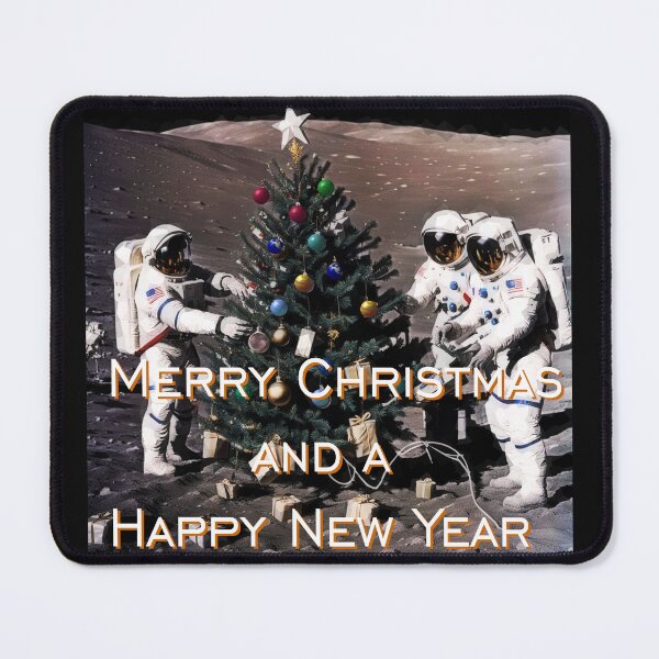 Item preview, Christmas tree, seasons greetings merry xmas moon version designed and sold by Helios Be. Lavsh.