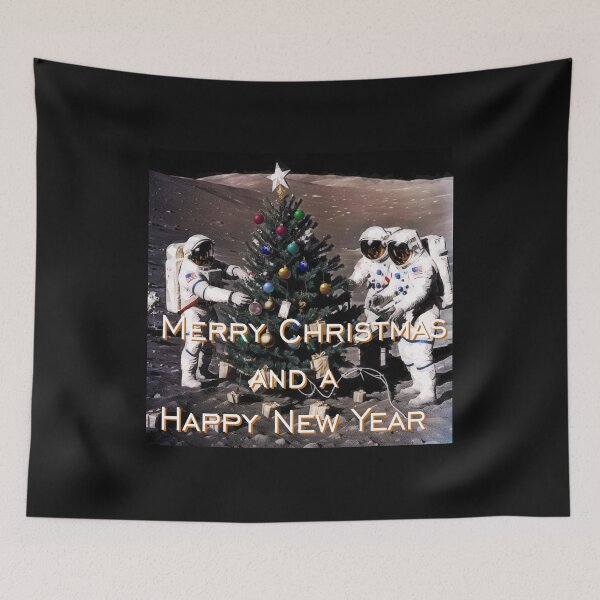 Item preview, Christmas tree, seasons greetings merry xmas moon version designed and sold by Helios Be. Lavsh.