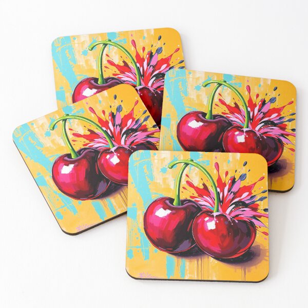 Item preview, Cherry Blast – Vibrant Pop Art Explosion designed and sold by Wesira.