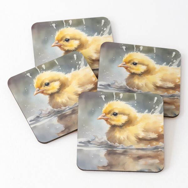 Item preview, Cute Chick Bathing designed and sold by CalmnessbyChoice.