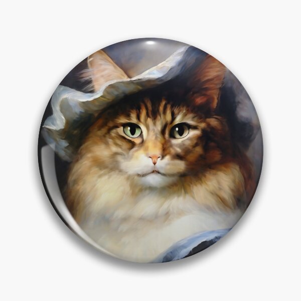 Item preview, Anthropomorphic Victorian Cat Portrait: Baroness Meowgaret | Cat Art designed and sold by UnhingedBird.