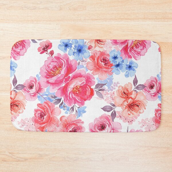 Item preview, Watercolor Floral Fabric Pattern comforter designed and sold by lotus2lin.