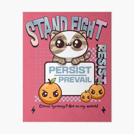 Vista previa del artículo con la obra «Resistir Persistir Prevalecer», diseñado y vendido por BaffledSnout.