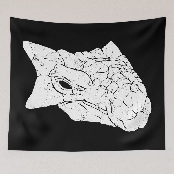 Item preview, Ankylosaurus fossil skull designed and sold by NicGrayGraphic.