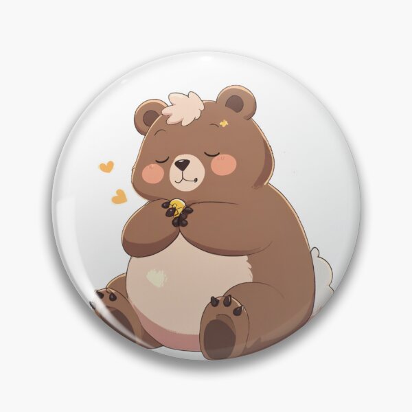 Item preview, cute bear sticker kwaii designed and sold by Wildtastic .