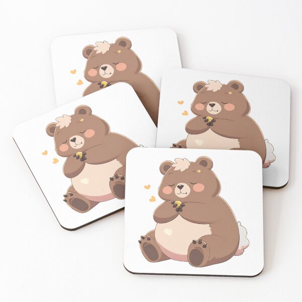 Item preview, cute bear sticker kwaii designed and sold by Wildtastic .