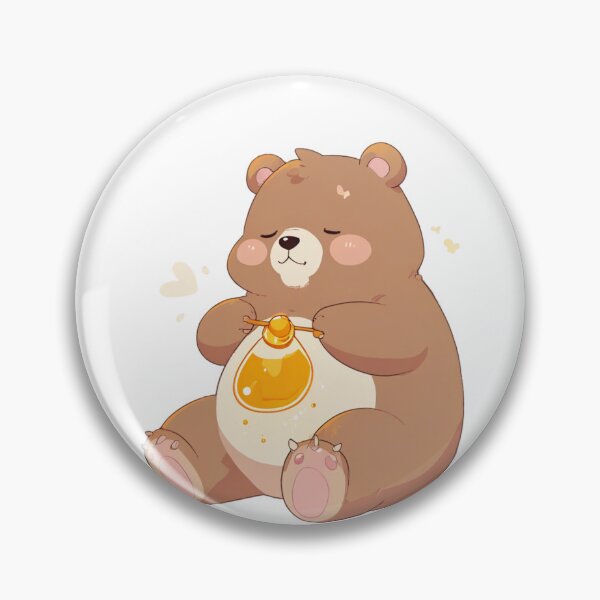 Item preview, cute bear sticker kwaii designed and sold by Wildtastic .