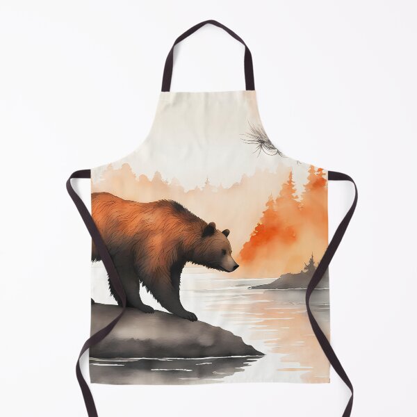 Item preview, Big Brown Bear by Lake designed and sold by CalmnessbyChoice.