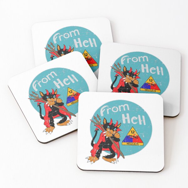 Item preview, US Army - From Hell - 12th Armored Division Emblem designed and sold by pzd501.