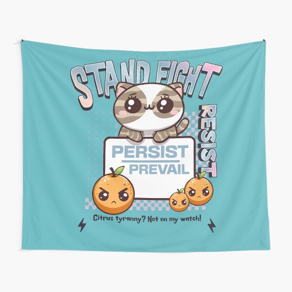 Vista previa del artículo con la obra «Resistir Persistir Prevalecer», diseñado y vendido por BaffledSnout.
