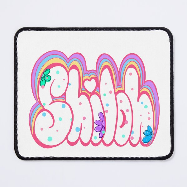 Item preview, Shiloh popular girls name woman women’s first name in white pastel floral calligraphy Shiloh designed and sold by Artonmytee.