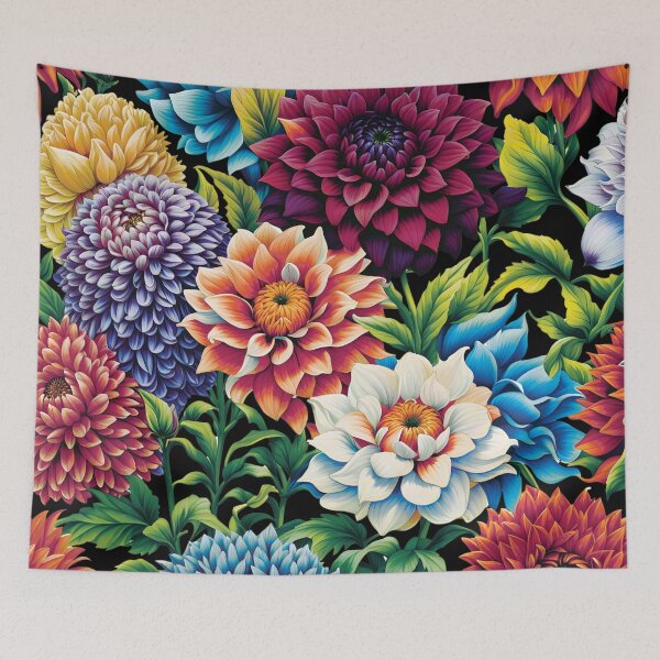 Item preview, Elegant Dahlias  designed and sold by HappyHavenStu.