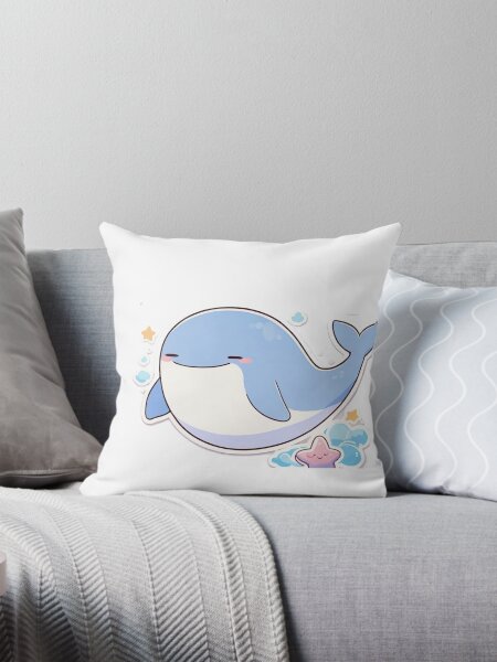 Artikel-Vorschau von Süßer Kawaii Wal Sticker, designt und verkauft von Wildtastic .