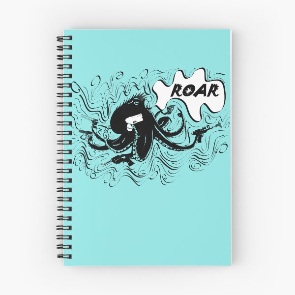 Item preview, Roaring Octopus with frills designed and sold by Andrew Tomlins.