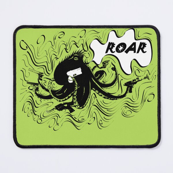 Item preview, Roaring Octopus with frills designed and sold by Andrew Tomlins.