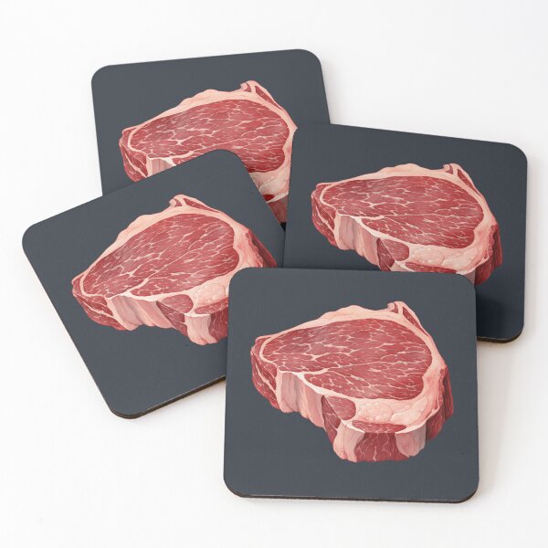 Item preview, Butcher's Prime Cut Raw Beef Steak designed and sold by Alicia Chee.