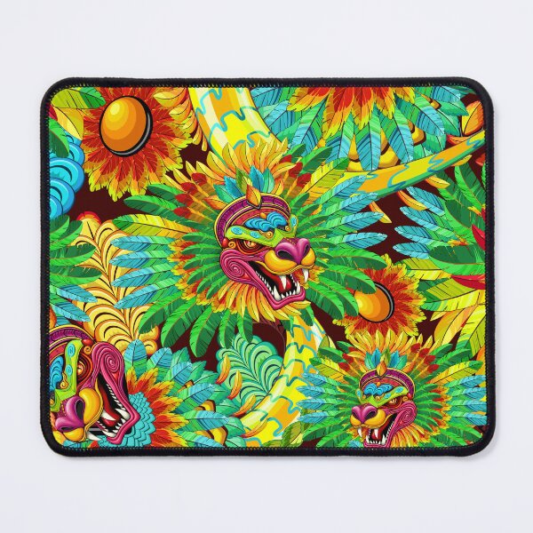 Item preview, Quetzacoatl Feathered Serpent Aztec Mythologial Creature designed and sold by BluedarkArt.