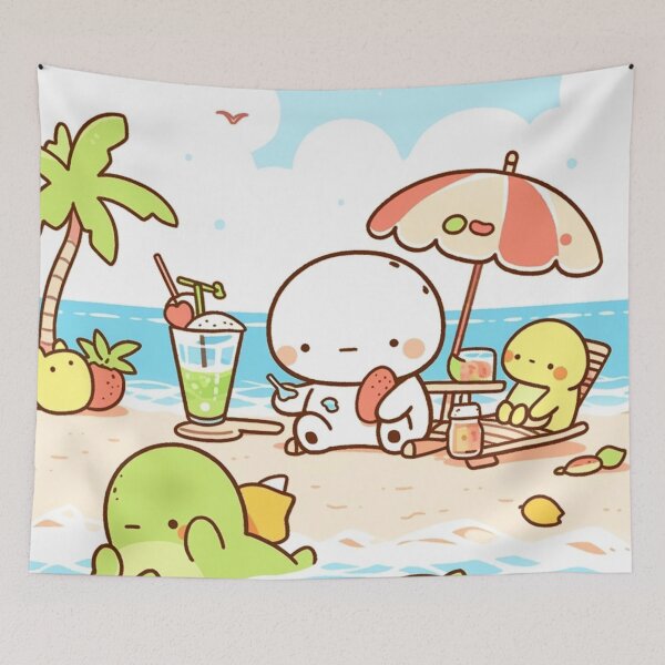 Item preview, Kawaii Beach Day designed and sold by jinwooo.