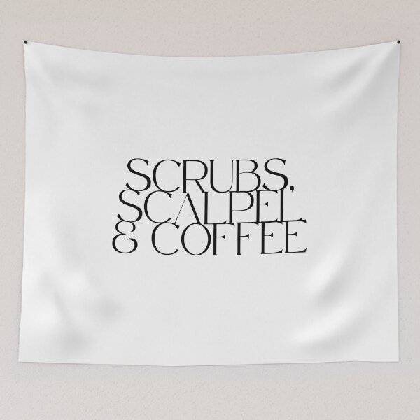 Item preview, Scrubs, Scalpel & Coffee designed and sold by iX-Physio.