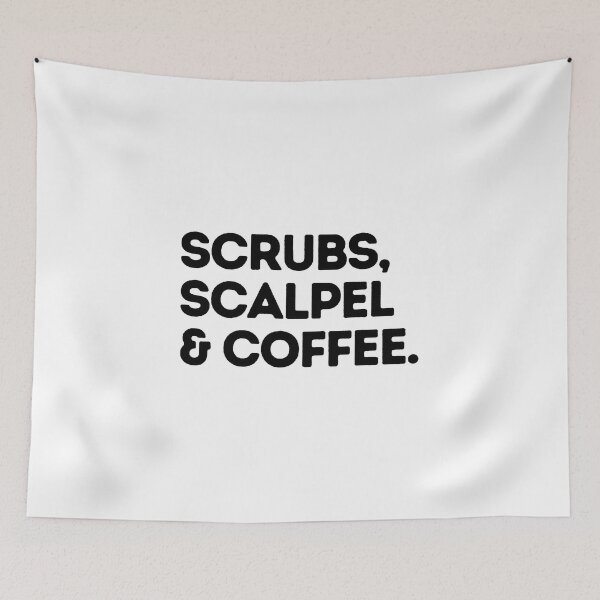 Item preview, Scrubs to, Scalpel & Coffee designed and sold by iX-Physio.