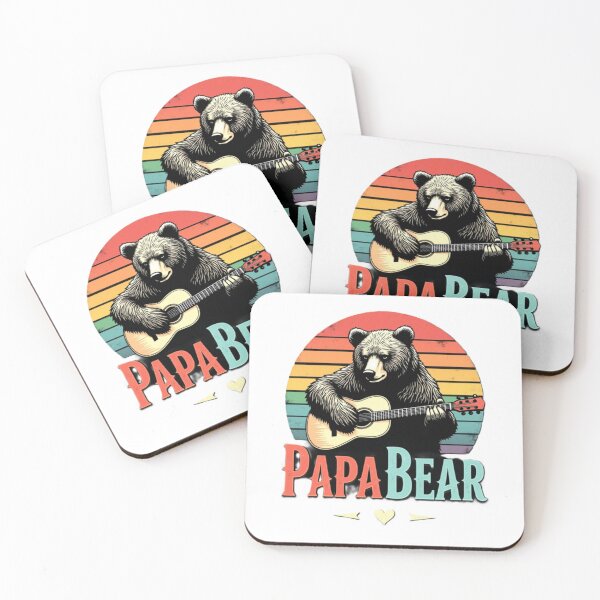 Item preview, Papa Bear – The Cool Guitar Bear designed and sold by Eterna Vision.