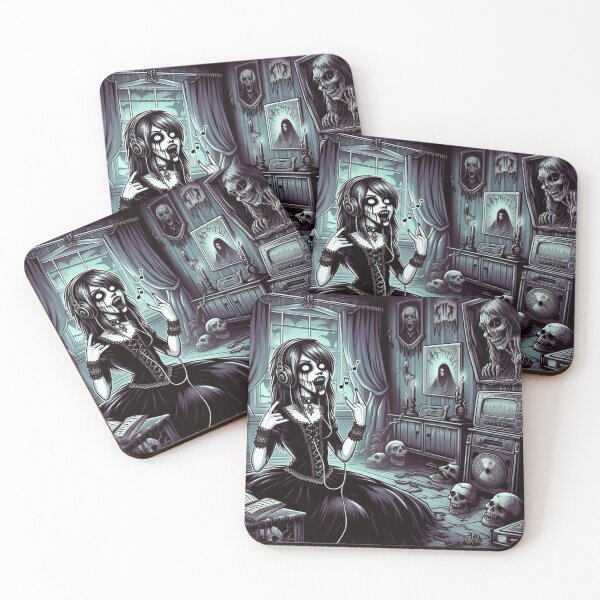 Item preview, Gothic Girl singing dark music designed and sold by DarkWitch03.