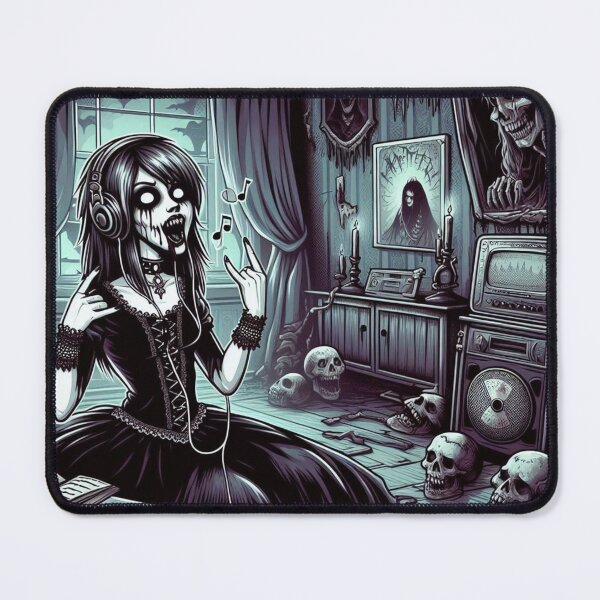 Item preview, Gothic Girl singing dark music designed and sold by DarkWitch03.