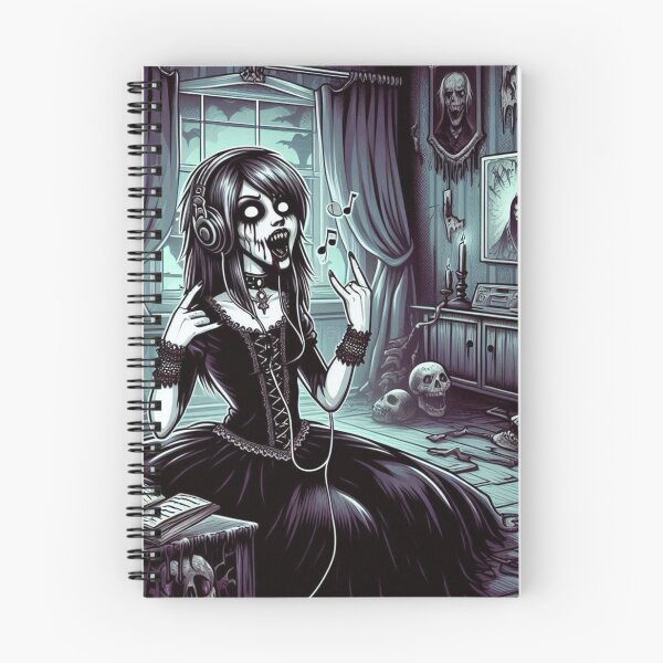 Item preview, Gothic Girl singing dark music designed and sold by DarkWitch03.