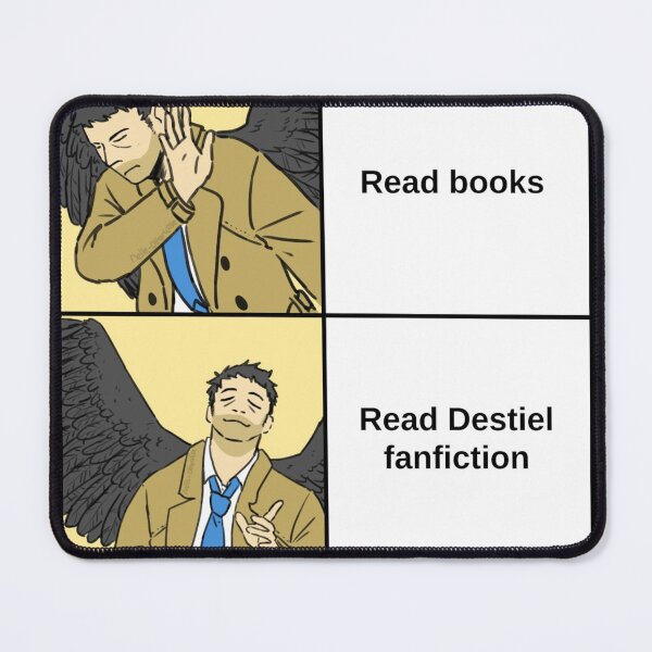 Item preview, Drake meme but Cas version Destiel fanfiction designed and sold by Melle-OtterWise.