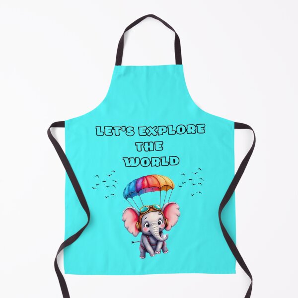 Item preview, Rainbow Parachute Elephant Adventure Nursery Print designed and sold by ExploreAura Studio.