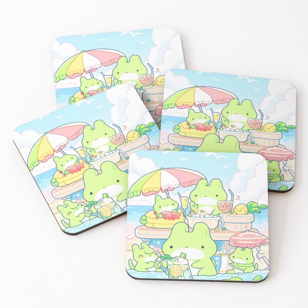 Item preview, Froggy Beach Picnic designed and sold by jinwooo.