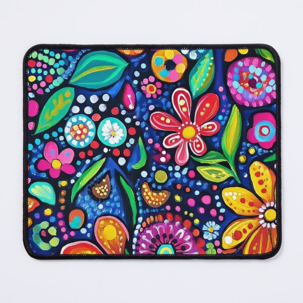 Item preview, Vibrant explosion of colors in a whimsical garden of flowers designed and sold by MiraCleAI.