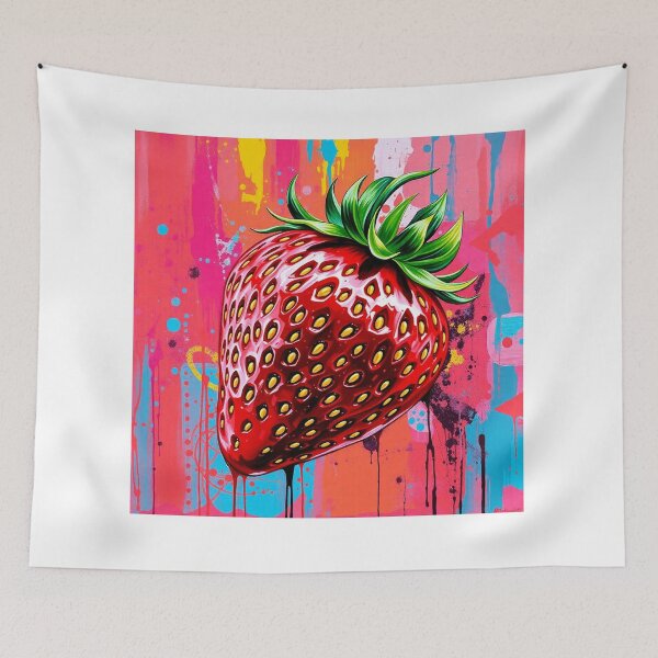 Item preview, Strawberry Rush – Bold Pop Art Energy designed and sold by Wesira.