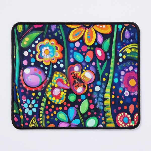Item preview, Vibrant explosion of colors in a whimsical garden of flowers designed and sold by MiraCleAI.