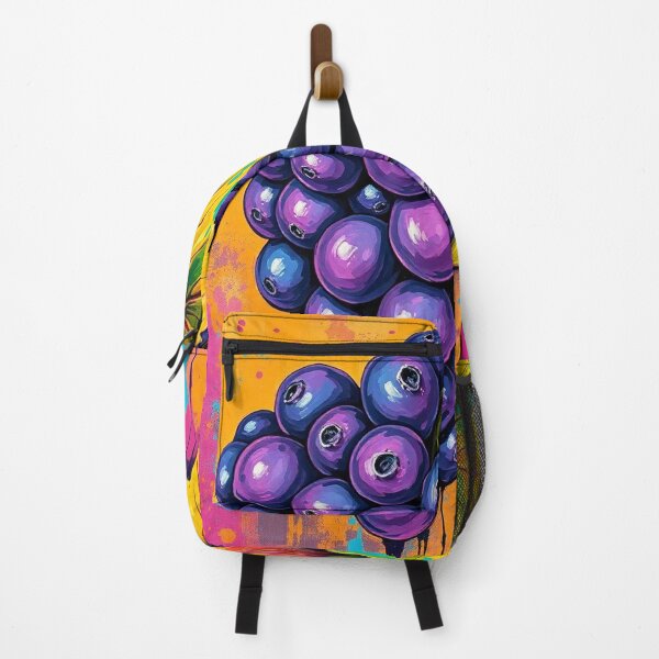 Item preview, Grapes Splash – Vibrant Pop Art Expression designed and sold by Wesira.