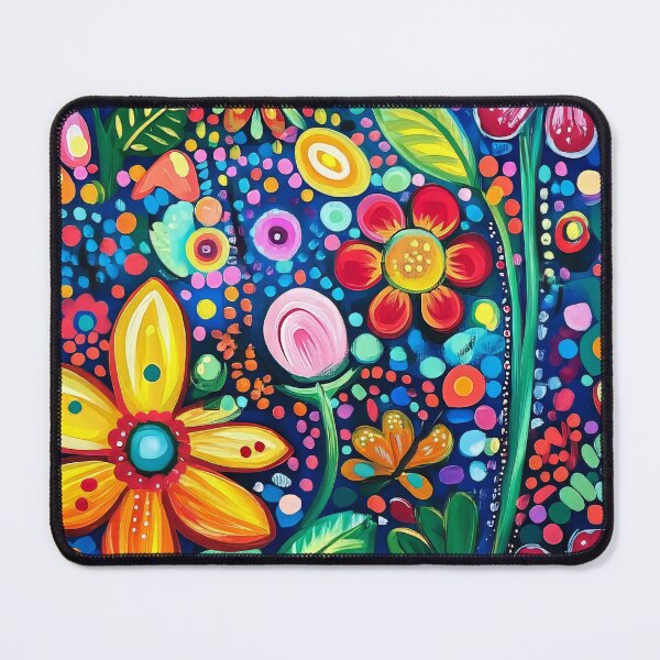 Item preview, Vibrant explosion of colors in a whimsical garden of flowers designed and sold by MiraCleAI.