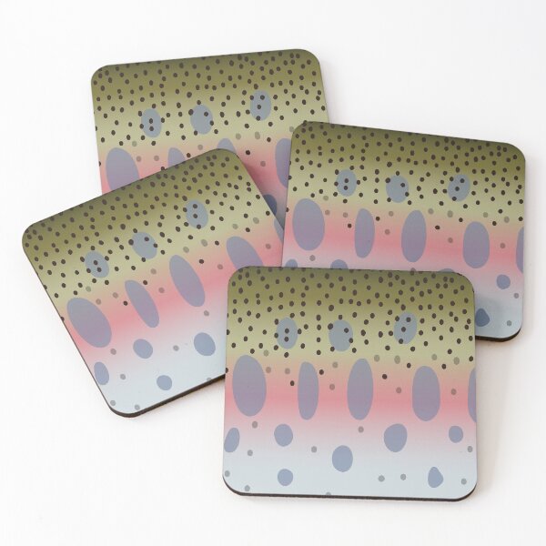 Item preview, Rainbow Trout Parr Skin Pattern Fly Fishing Design designed and sold by BikeVoucherJr.