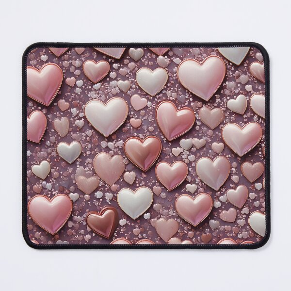 Item preview, miniature pearl hearts pattern designed and sold by Designbes.