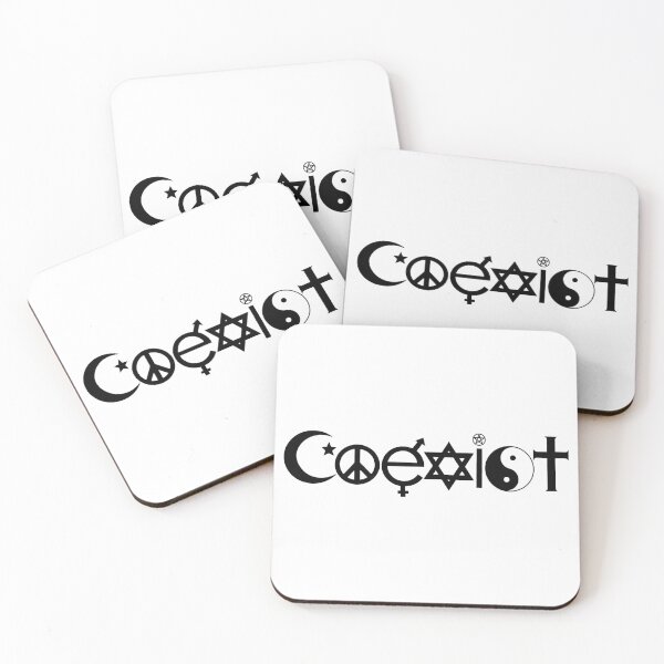 Item preview, COEXIST designed and sold by Angry Swan Designs.
