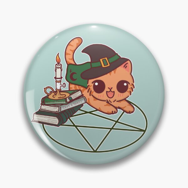 Item preview, Slymeowrin House Witch Cat Magic Art designed and sold by BGMeYou.