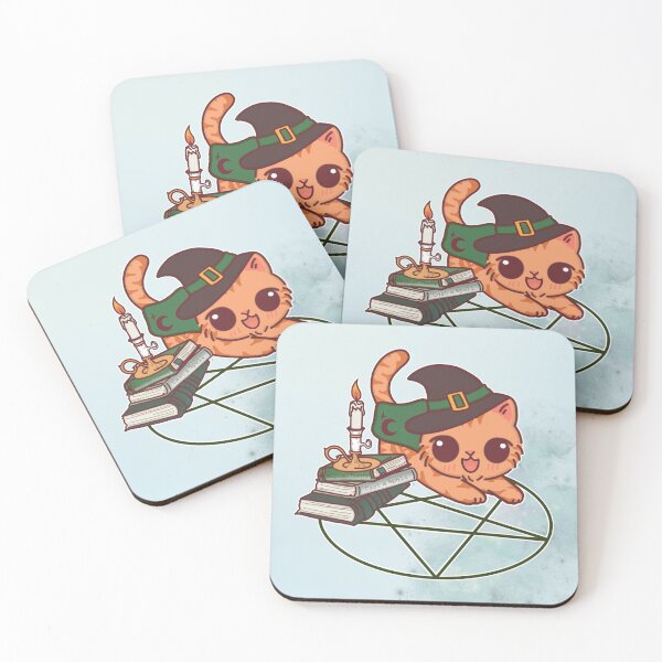 Item preview, Slymeowrin House Witch Cat Magic Art designed and sold by BGMeYou.
