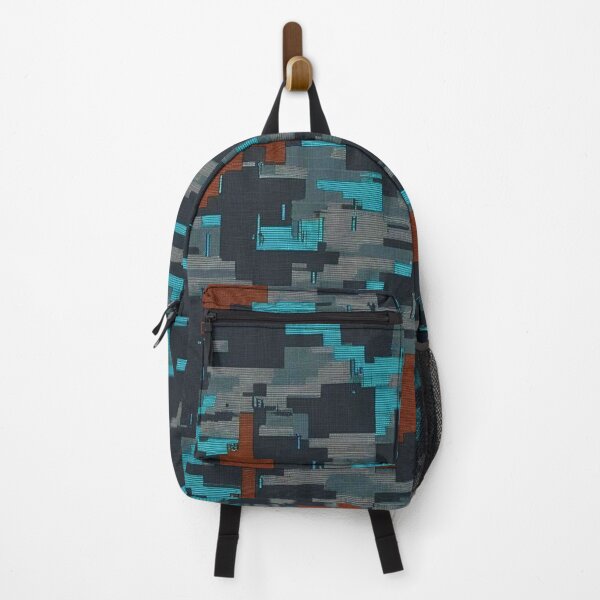 Item preview, Digital Tactical Camouflage Pixelated Teal Rust Camo designed and sold by CamouflageLab.