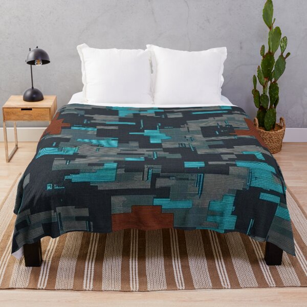 Item preview, Digital Tactical Camouflage Pixelated Teal Rust Camo designed and sold by CamouflageLab.
